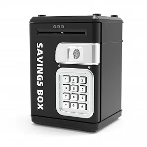 Скарбничка-сейф Електронна з паролем та кодом ABS для дітей та підлітків - Фото 1