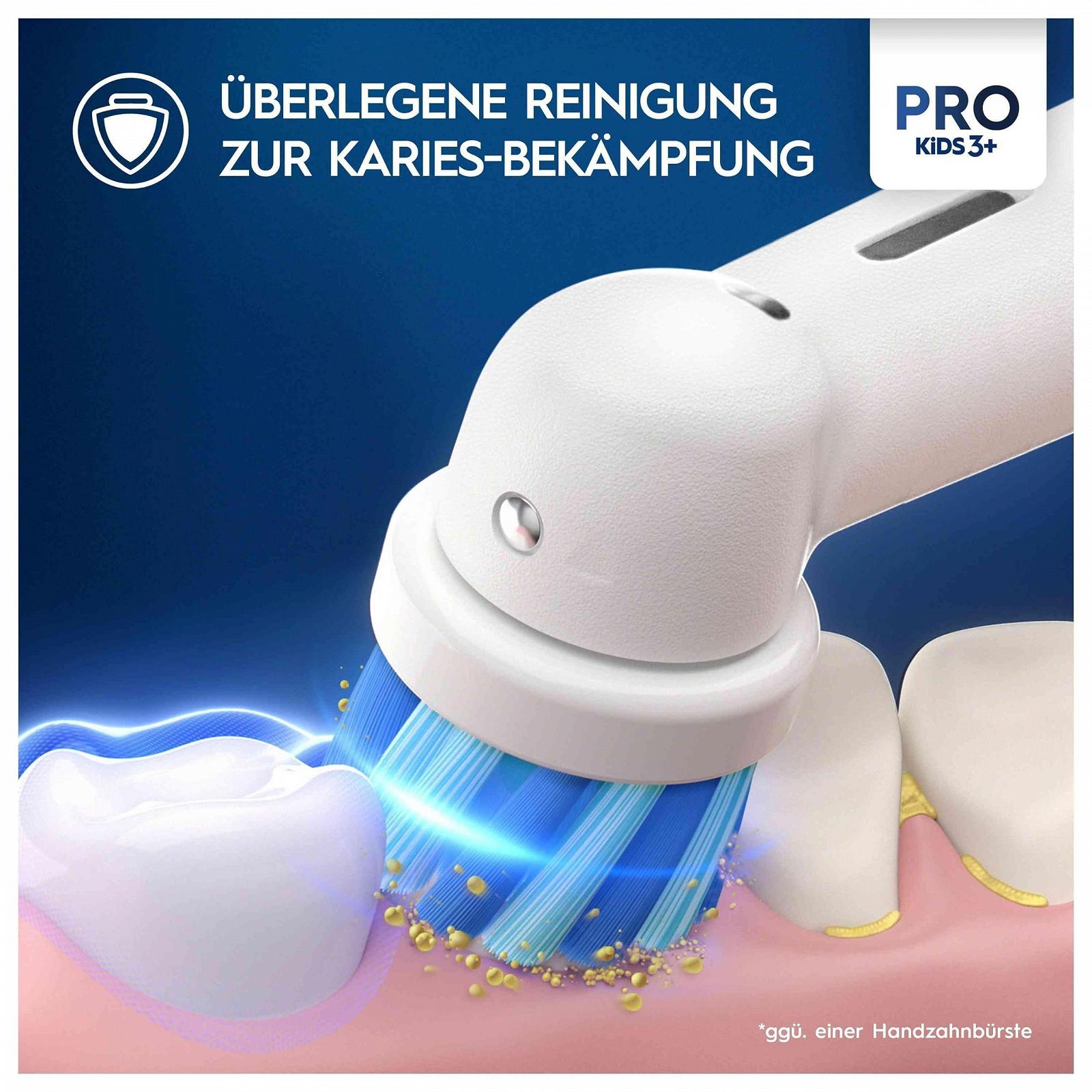 Насадки для зубної щітки Oral-B Kids Frozen змінні Оригінальні Екстра-м'які щетинки Білий, 8 шт, фото №3