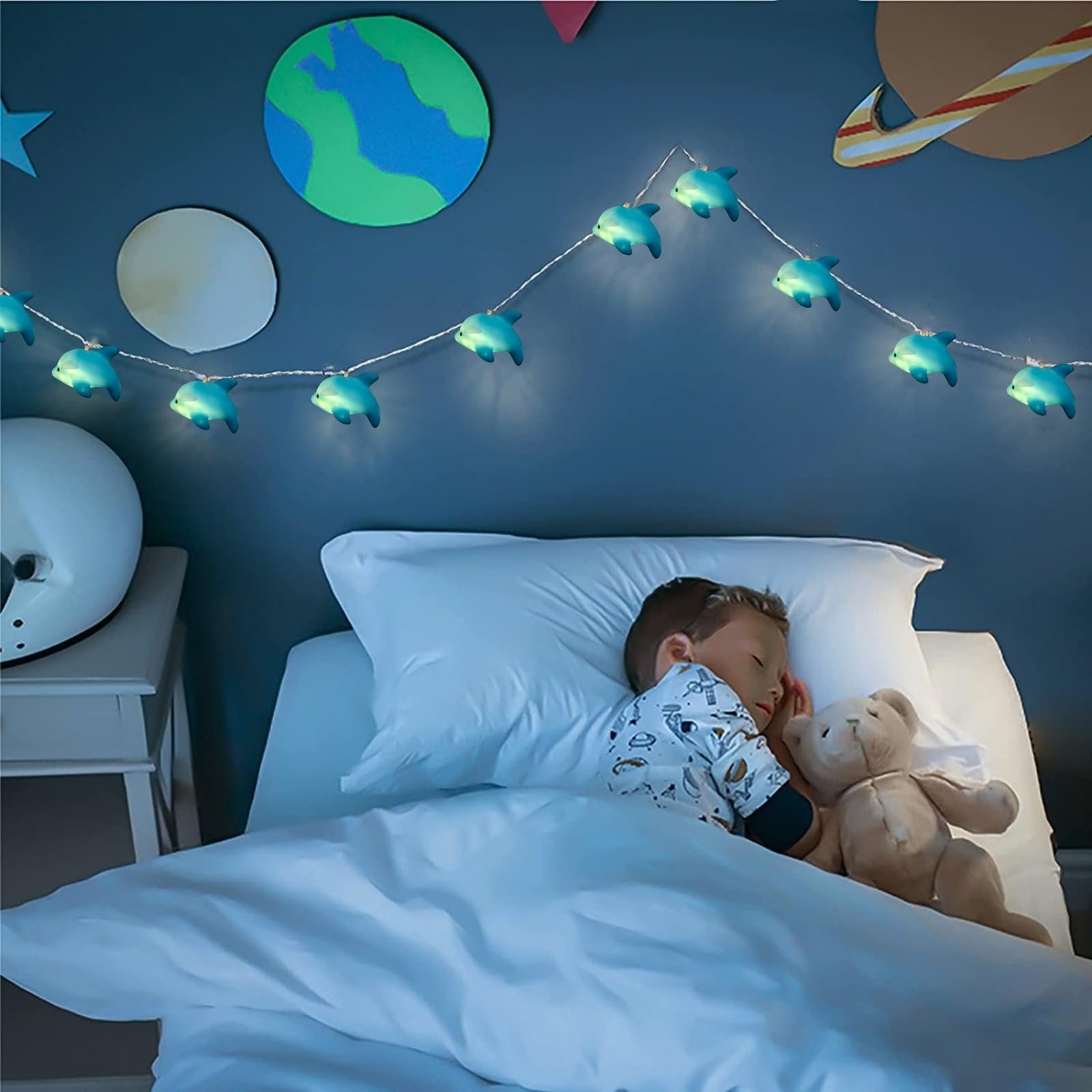 Гирлянда Riaxuebiy Дельфин 1,65 м 10 LED, фото №8