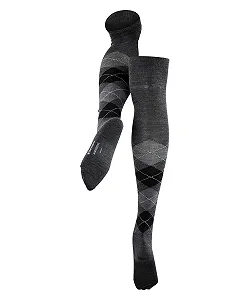 Женские носки выше колена Burlington Marylebone W Ok Wool с узором synthetic.ua - Фото 1