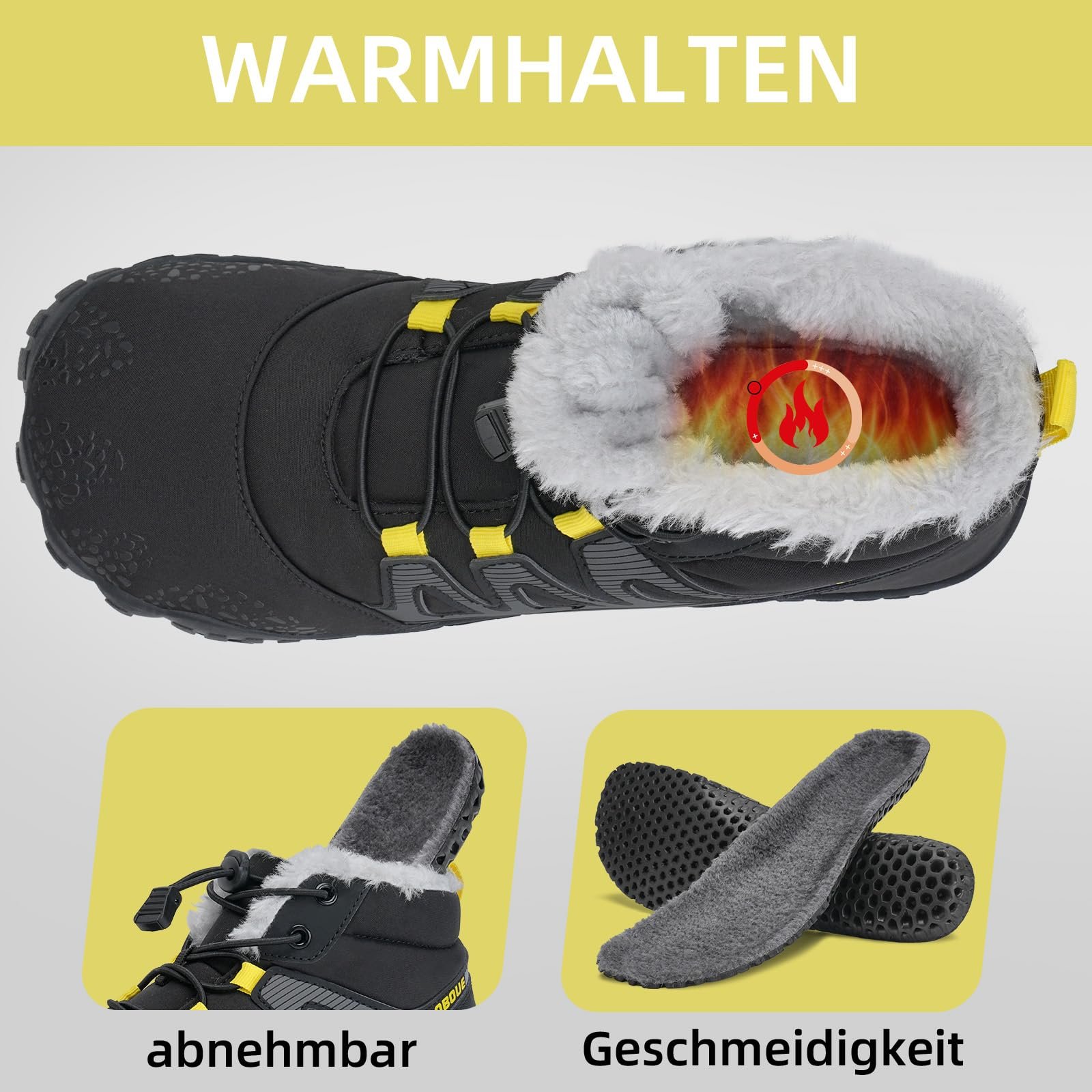 Черевики Mabove зимові для трейлраннінгу чоловічі та, фото №4