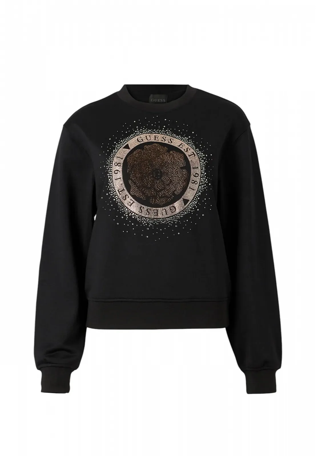 Кофта GUESS Peony Logo W5RQ05K7EX1 Черный, XS, фото №1 Кофта GUESS Peony Logo W5RQ05K7EX1 Черный, XS, фото №1