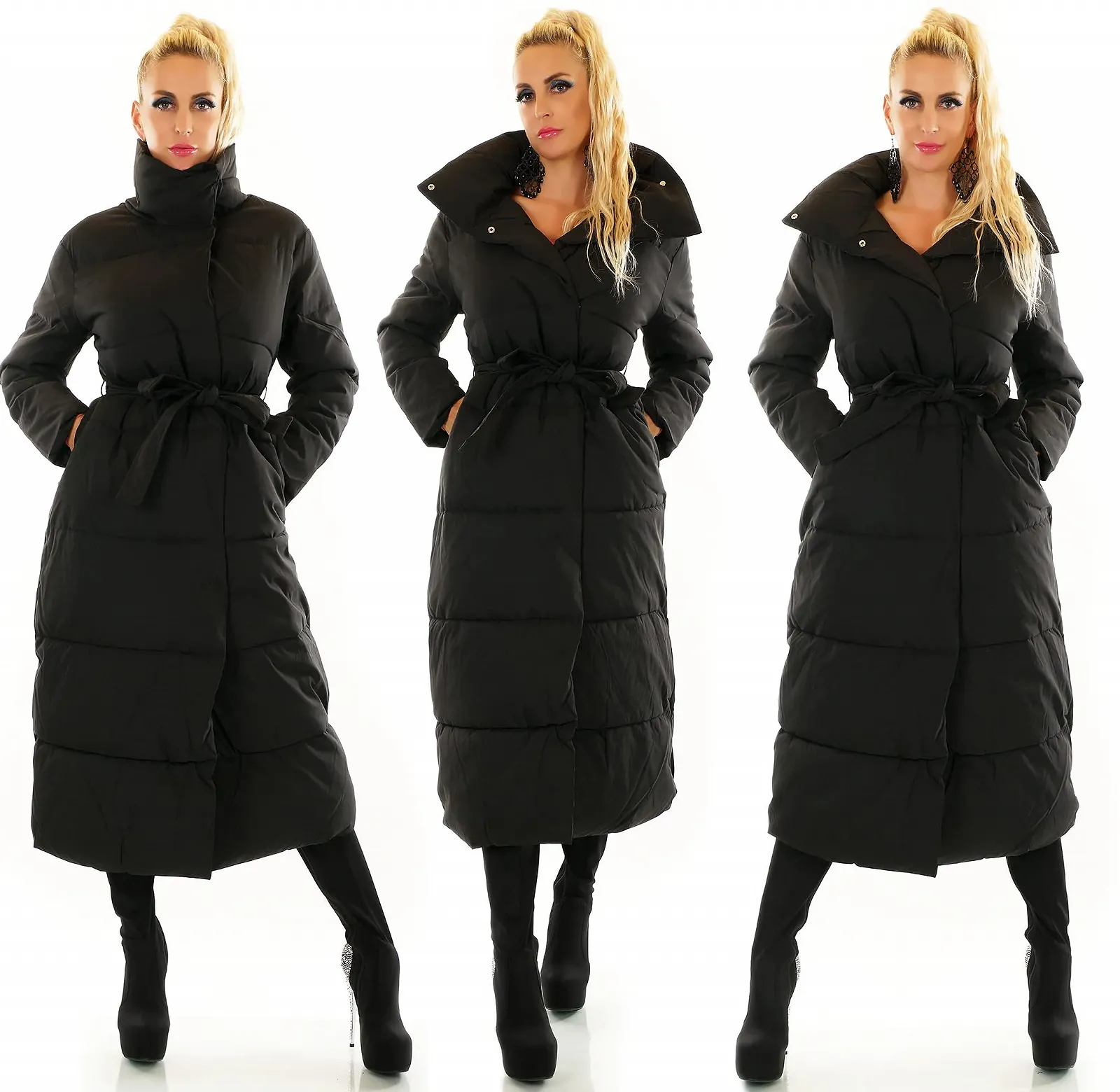 Жіноче зимове пальто Zeralda Fashion Довге, фото №2