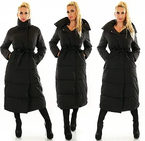 Женское зимнее пальто Zeralda Fashion Длинное synthetic.ua - Фото 1