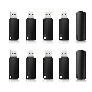 Набір USB-накопичувачів Vansuny 10 шт. 32GB USB 2.0 Чорний - Фото 1