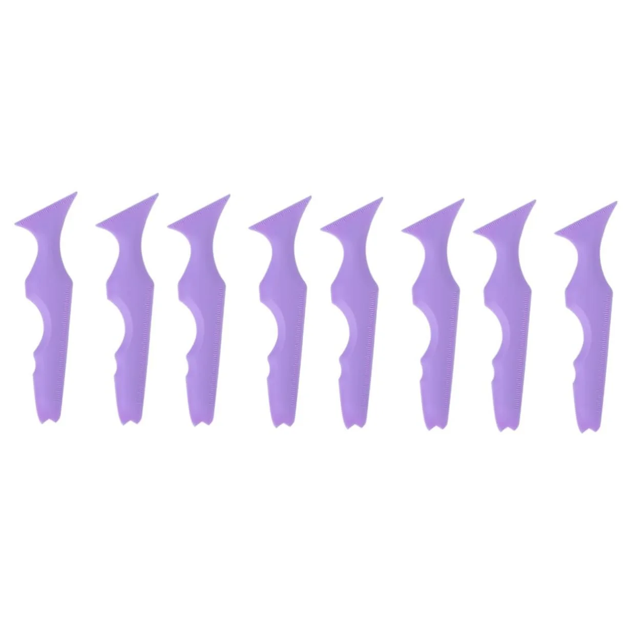 Трафарет DOITOOL для підводки очей, брів та вій, силіконовий, 8 шт, фото №1