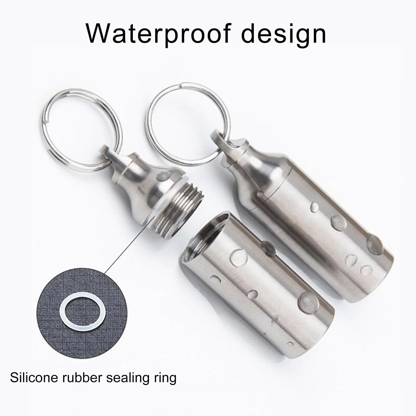 Контейнер для медикаментів PTILSERY маленький, водонепроникний, кишеньковий, фото №5