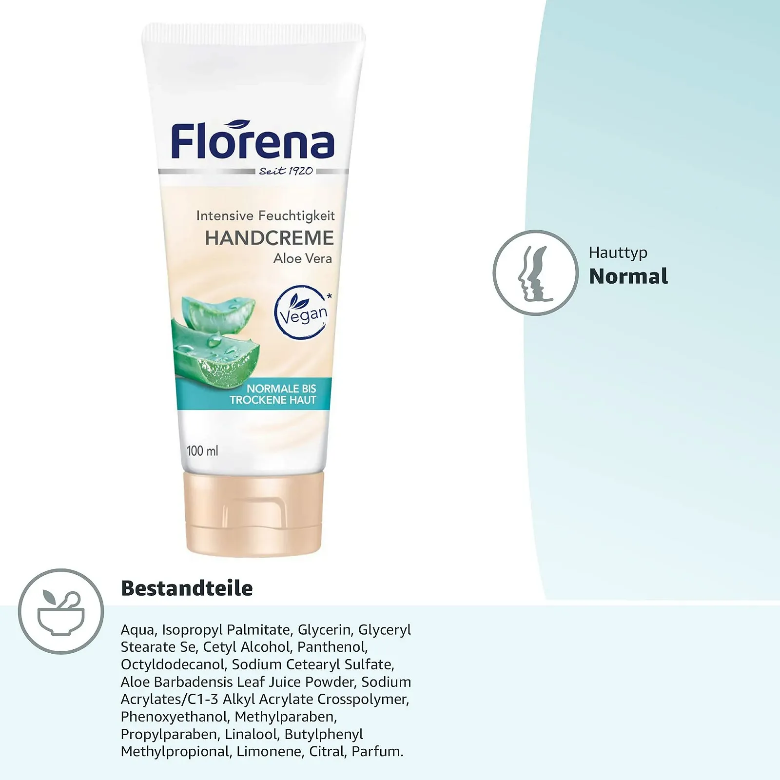 Крем для рук Florena Aloe Vera Vegan Алое вера, фото №5 Крем для рук Florena Aloe Vera Vegan Алое вера, фото №5