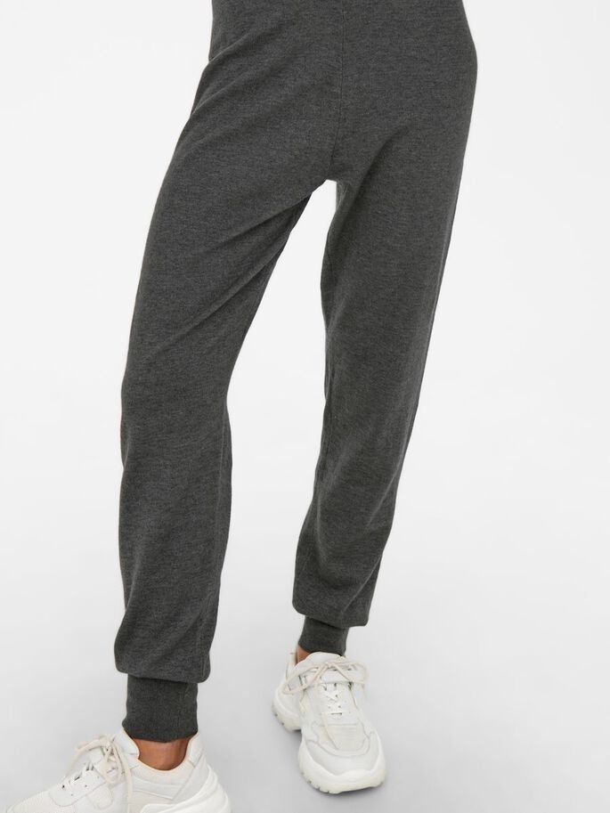 Штани ONLYOUNGER  PANTS KNT 15238341-Dark Grey Melange ONLY Темно-сірий S, фото №3