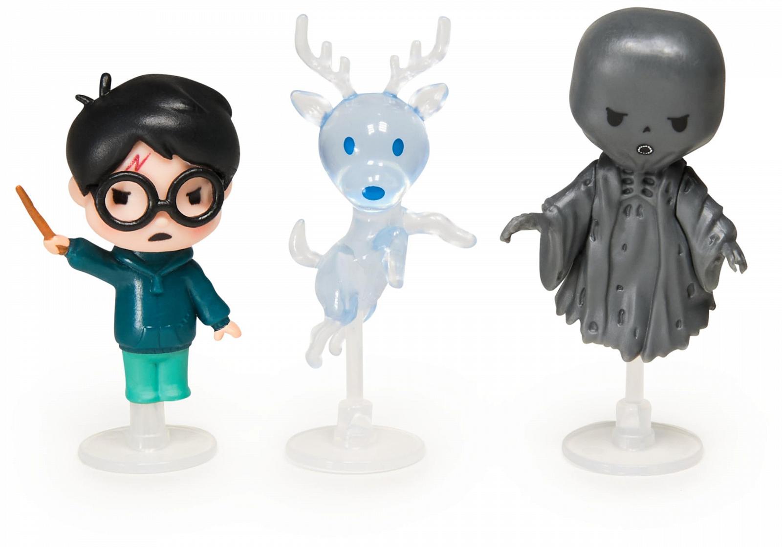 Фігурки Collectible Multipack Wizarding World Harry Potter Micro Magical Moments Patronus з Гаррі Поттером, Патронусом-оленем, Дементором та вітриною, фото №9