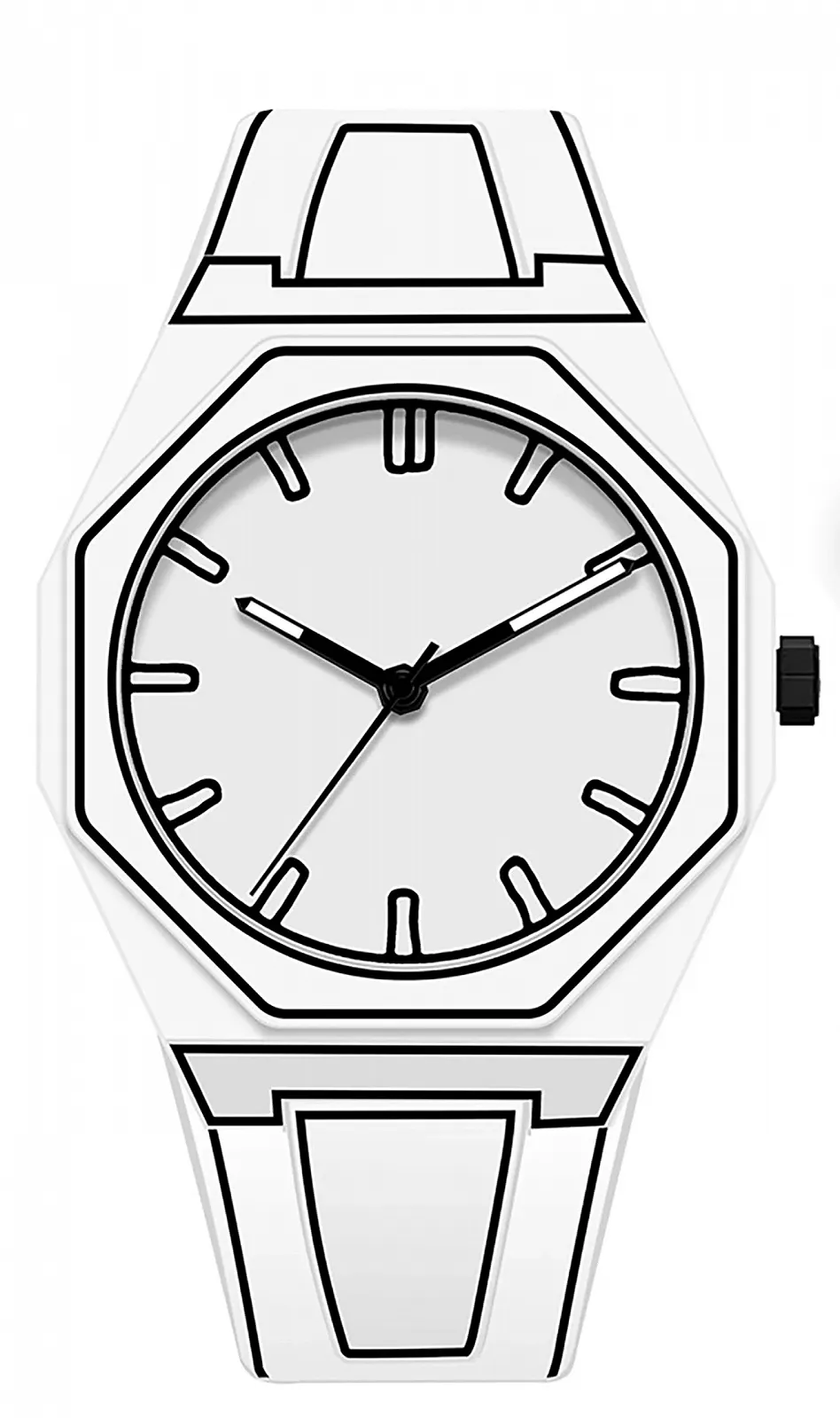 Мужские наручные часы Sketch Minimalist Cartoon Fashion Creative Geometric Line Art Anime Series Analog, фото №1 Мужские наручные часы Sketch Minimalist Cartoon Fashion Creative Geometric Line Art Anime Series Analog, фото №1