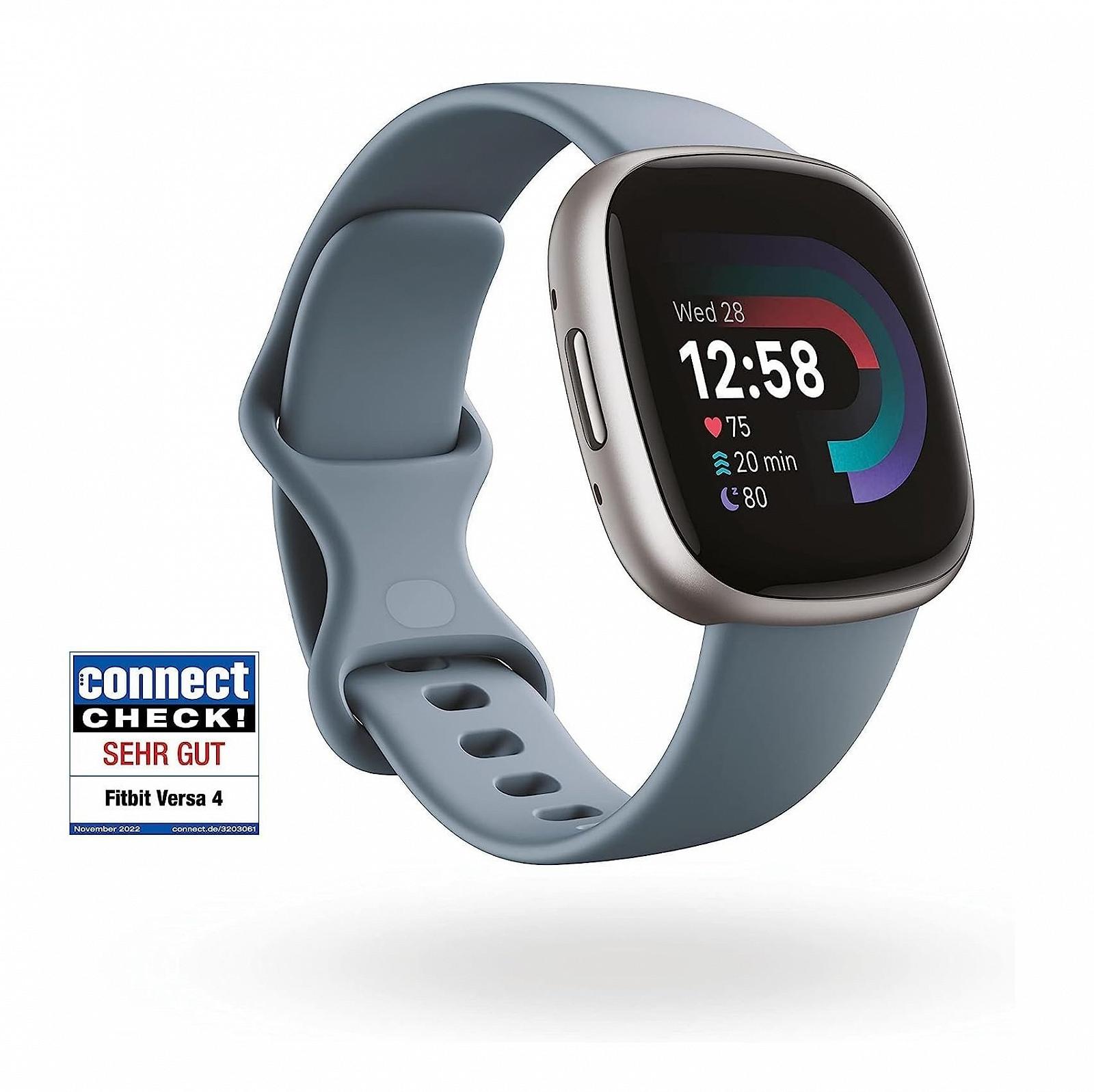Смарт-годинник Google Fitbit Versa 4, фітнес-трекер з вбудованим GPS, функцією телефона, 6 днів роботи від батареї, 40+ режимів тренувань, сумісні з Android/iOS, фото №2