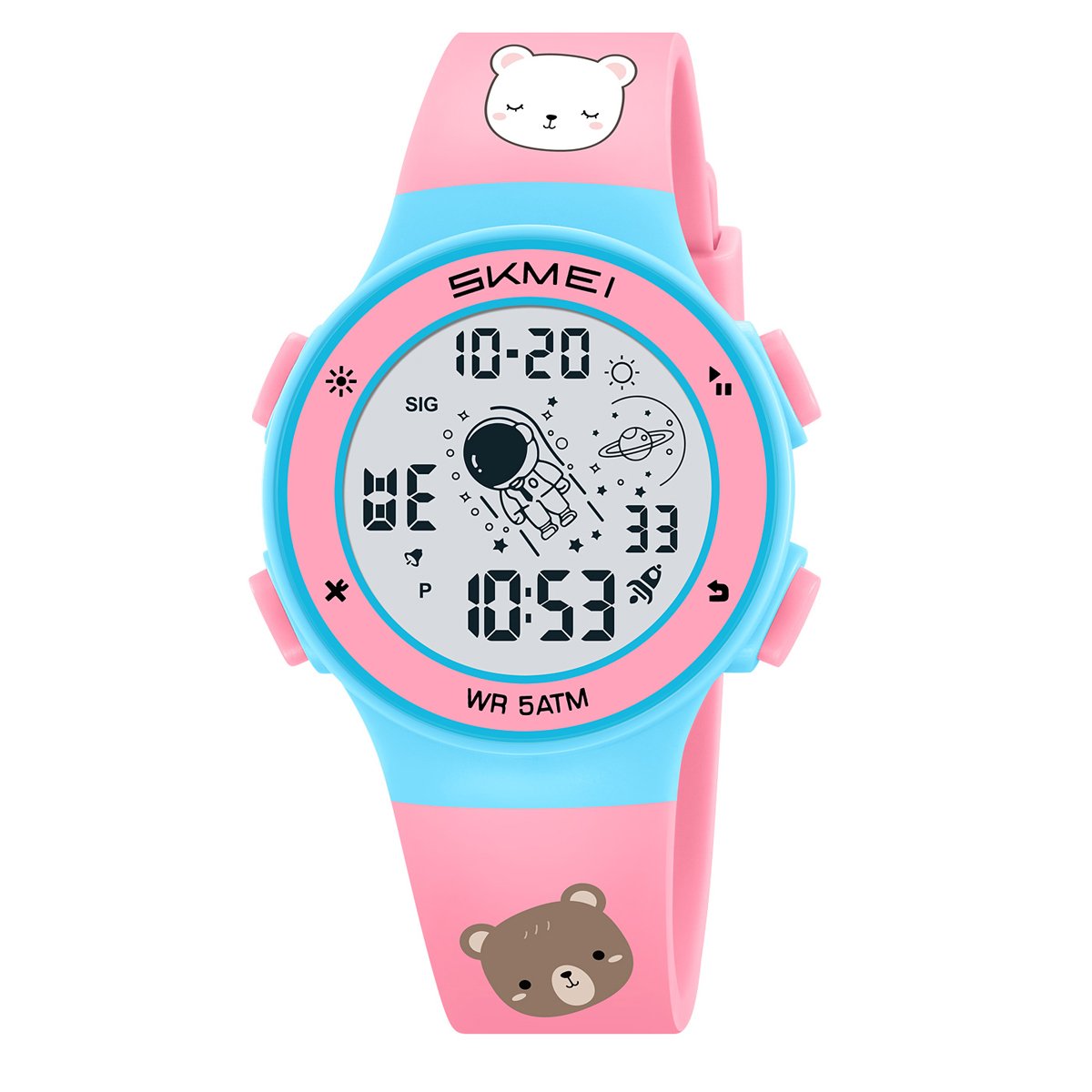 Годинник Skmei Little Bear 2267BR, коричневий, фото №1