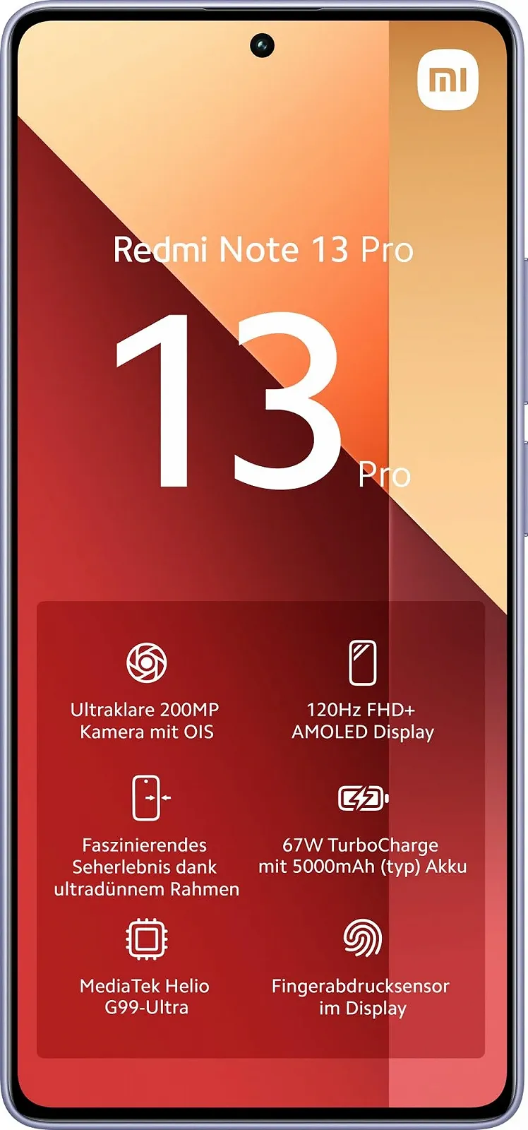 Смартфон Xiaomi Redmi Note 13 Pro 12/512ГБ Фіолетовий, фото №3