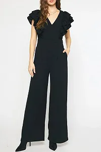 Купити Жіночий комбінезон MAVI RUFFLE JUMPSUIT Black - XS - Фото 1 Жіночий комбінезон MAVI RUFFLE JUMPSUIT Black - XS - Фото 1