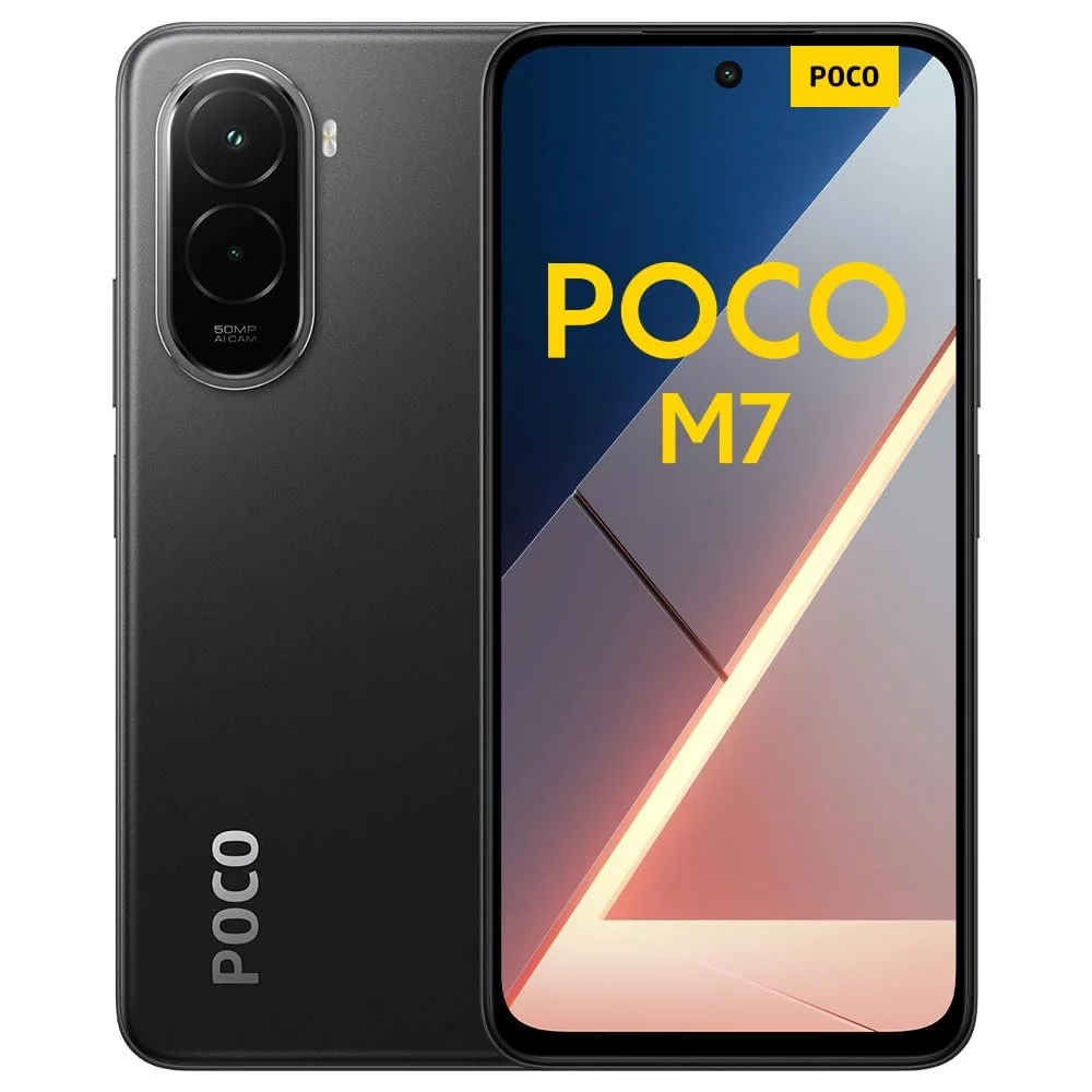 Смартфон XIAOMI Poco M7 8+256ГБ 6.9 дюйма FHD+ 144Гц Snapdragon 685 50Мп AI 7000мАг Чорний, фото №1