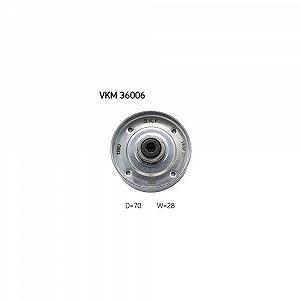 Направляющий/обводной ролик поликлинового ремня SKF VKM 36006 для RENAULT, центр - Фото 1
