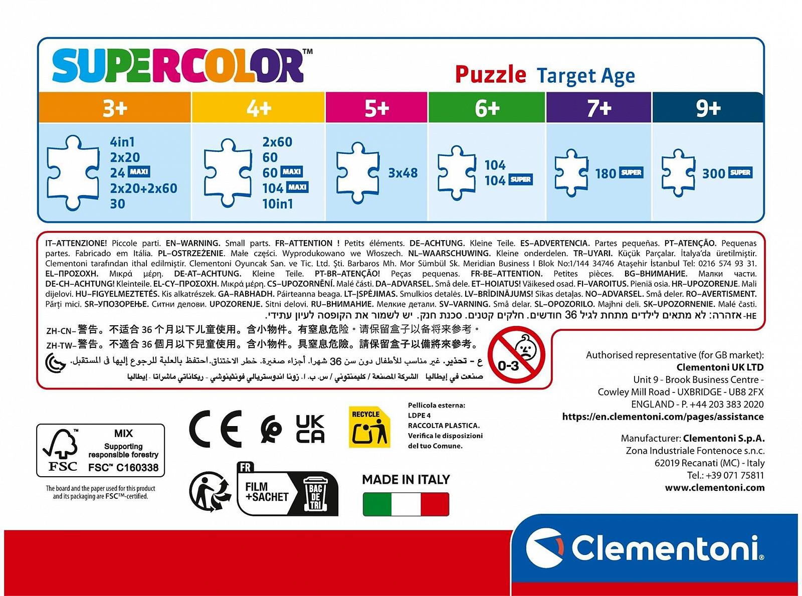 Пазл Clementoni Marvel 20839 Ironman 30 елементів, фото №3