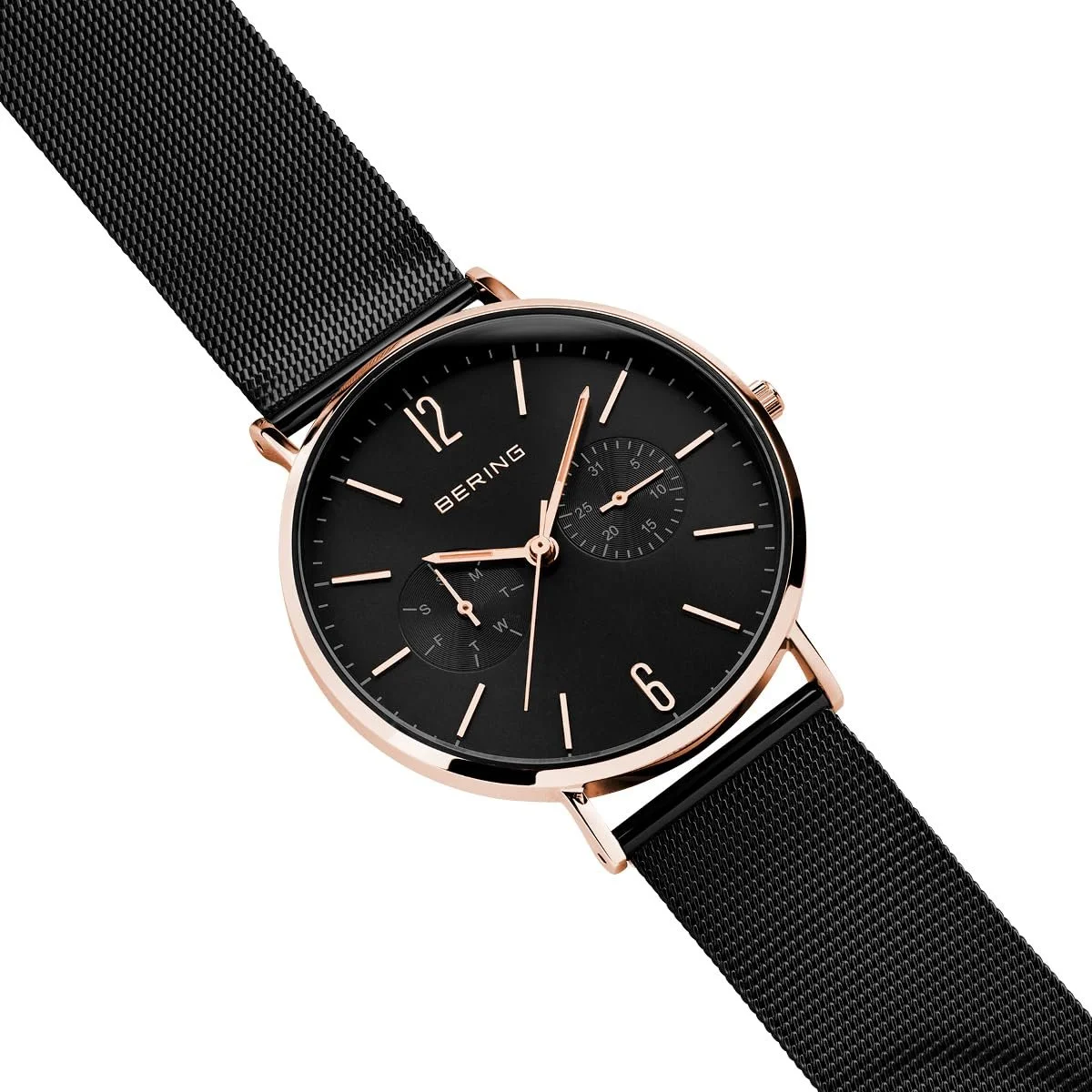 Годинник BERING Classic Collection 14240-809, кварцовий механізм, нержавіюча сталь, сапфірове скло, водостійкість 3 ATM, фото №3 Годинник BERING Classic Collection 14240-809, кварцовий механізм, нержавіюча сталь, сапфірове скло, водостійкість 3 ATM, фото №3