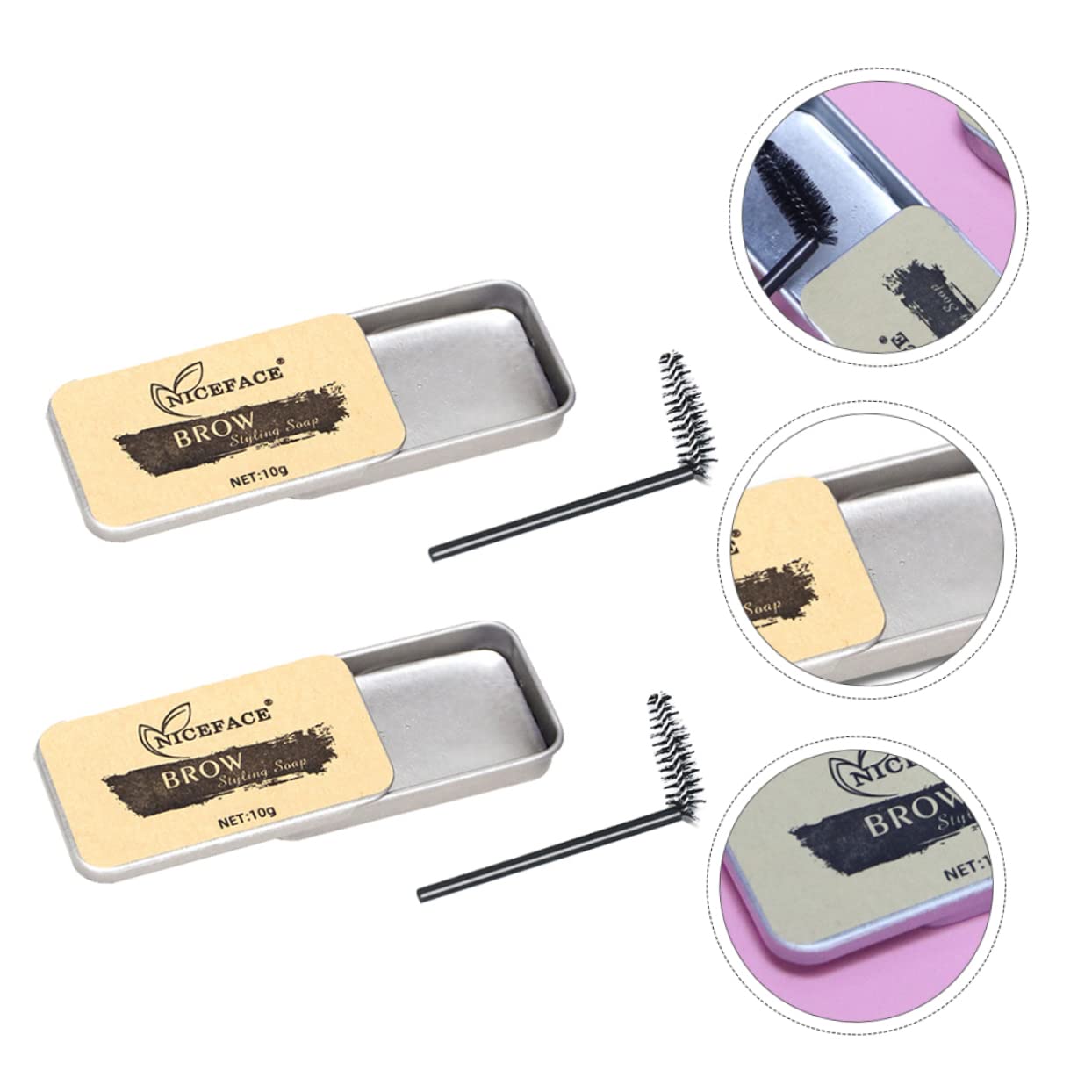 Набор Healvian Eyebrow Soap из 2 шт Автально Фиксирующая Прозрачная Крем Набор Макияжный, фото №5 Набор Healvian Eyebrow Soap из 2 шт Автально Фиксирующая Прозрачная Крем Набор Макияжный, фото №5