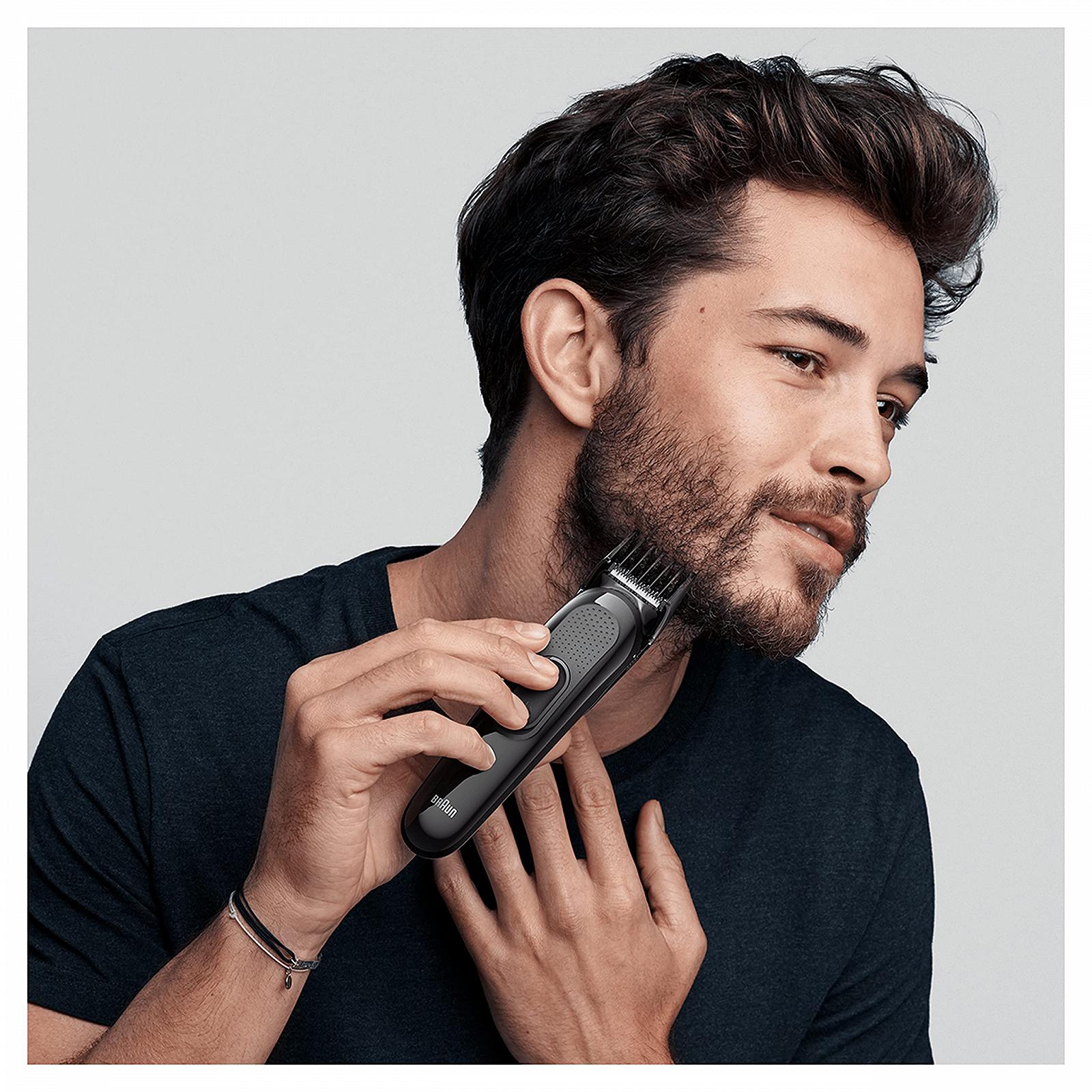 Тример Braun MGK3235 6 в 1 для бороди, обличчя та волосся Чорний, фото №4 Тример Braun MGK3235 6 в 1 для бороди, обличчя та волосся Чорний, фото №4