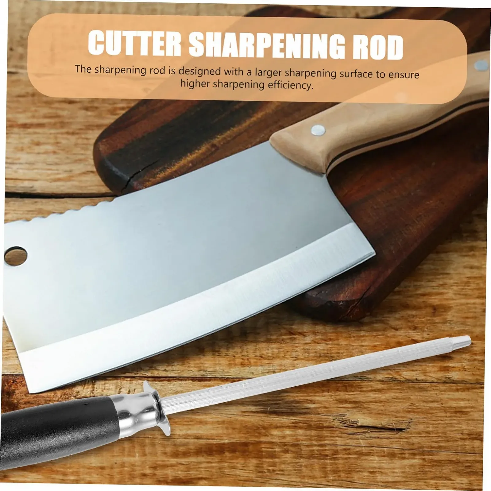 Мусат Ipetboom нержавеющая сталь эргономичная ручка закругленные углы серебристый, фото №6