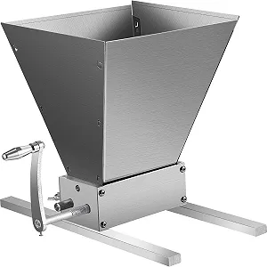 Купити Млин для солоду VEVOR X-142 / 0-1.65 мм зазор / Для пивоваріння / Серебристий - Фото 1 Млин для солоду VEVOR X-142 / 0-1.65 мм зазор / Для пивоваріння / Серебристий - Фото 1