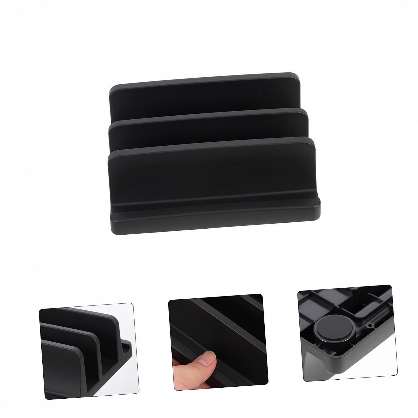 Подставка вертикальная Gatuida для ноутбука, пластиковая, прочная конструкция с широким основанием, для экономии места, совместима с большинством ноутбуков для офиса и организации рабочего стола, фото №9 Подставка вертикальная Gatuida для ноутбука, пластиковая, прочная конструкция с широким основанием, для экономии места, совместима с большинством ноутбуков для офиса и организации рабочего стола, фото №9