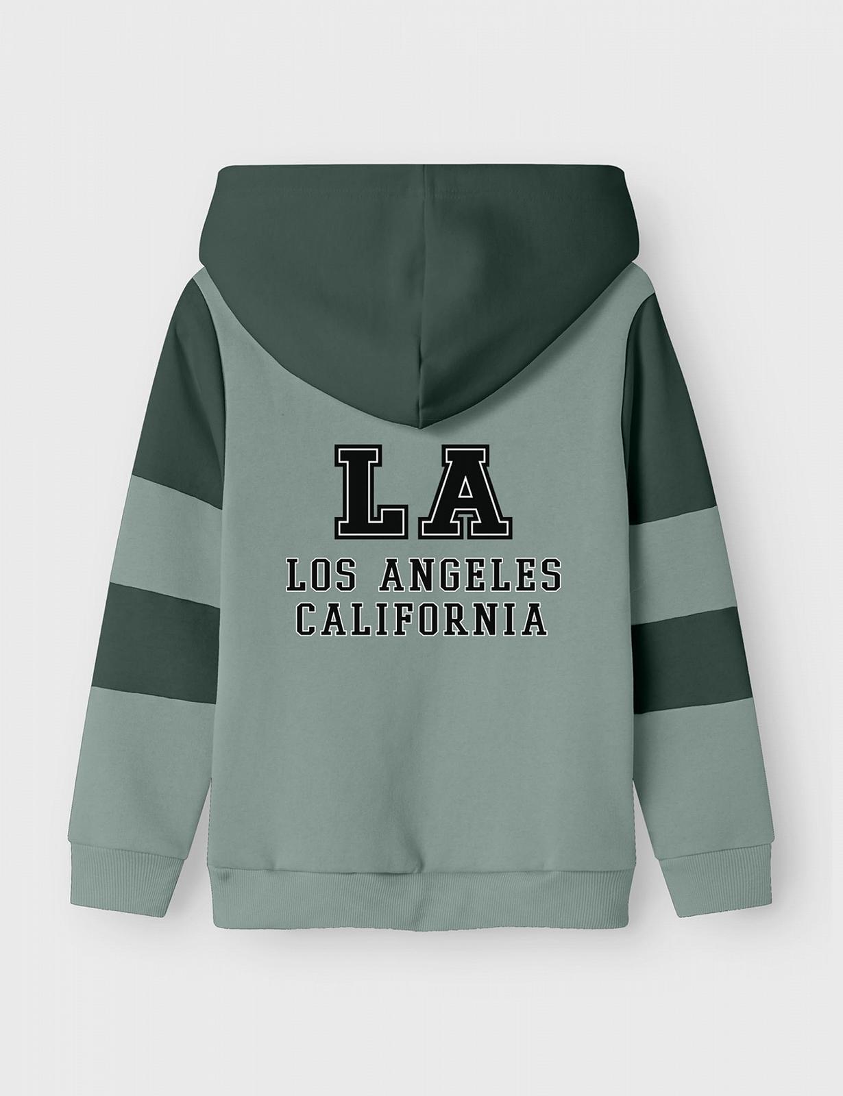 Толстовка NAME IT Nkmnath LS Sweat Wh Bru Ps, фото №2