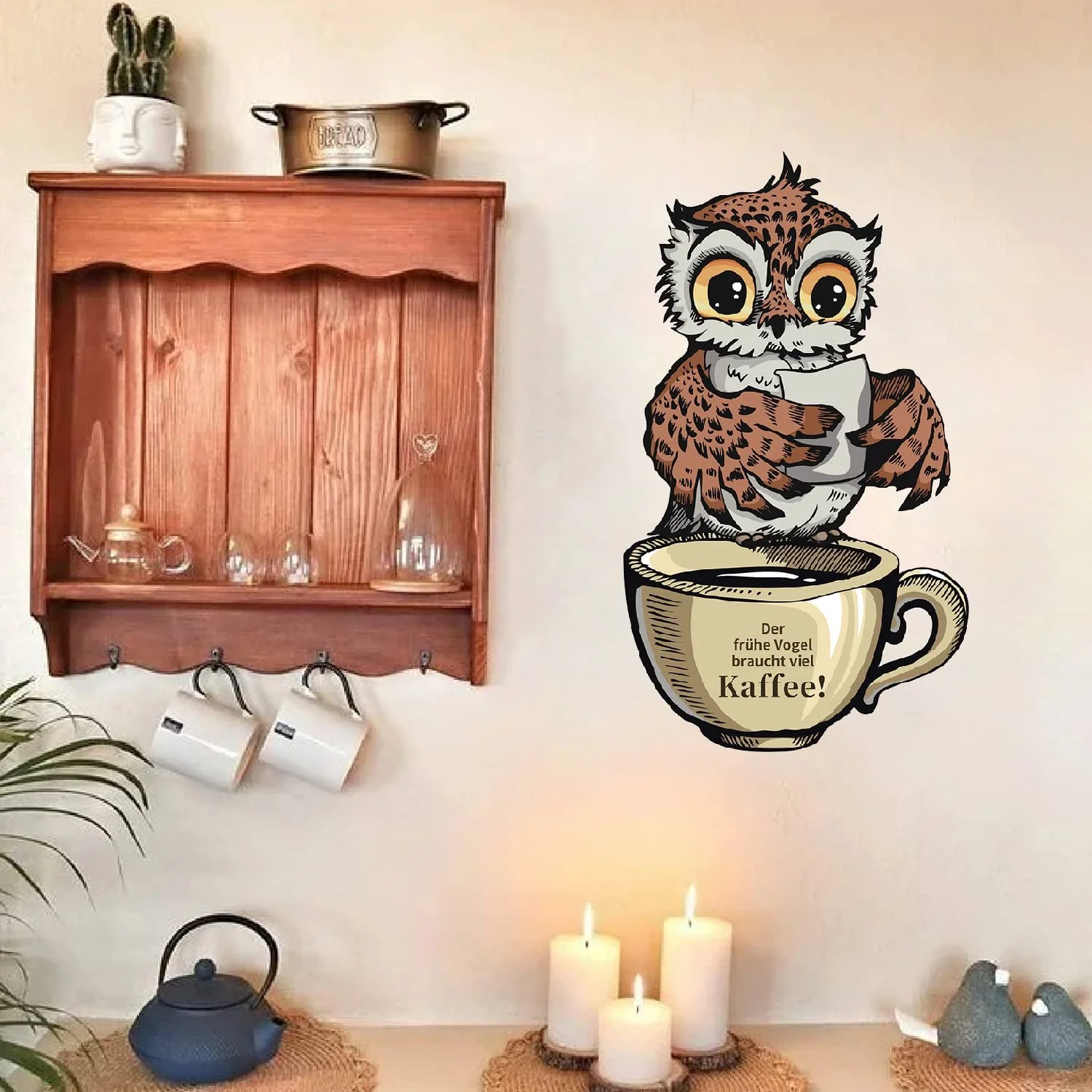 Наклейка на стіну TOARTI Coffee Beans 46 x 27 cm, фото №4