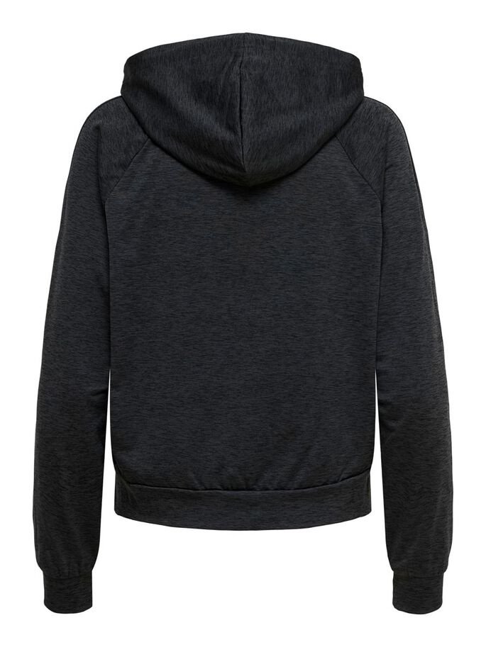 Толстовка Only Play NASHA LS HOOD ZIP BRUSH SWEAT 15236667 Меланж XS, фото №4