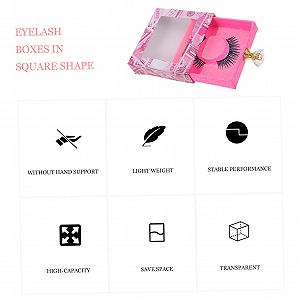Контейнер Angoily 3D Eyelash Box для ресниц Картонный Набор с 7 окнами synthetic.ua - Фото 1