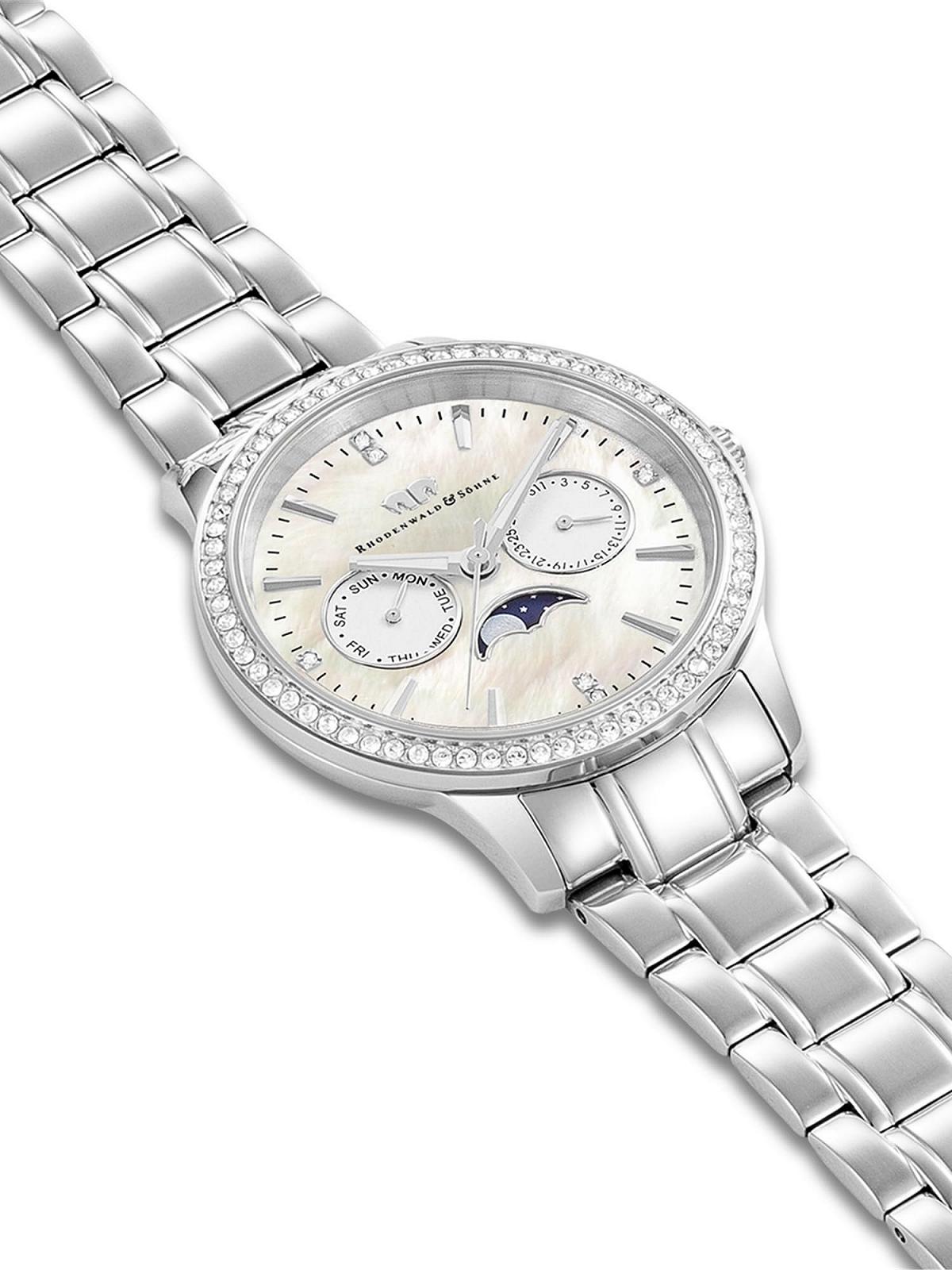 Жіночий годинник Rhodenwald & Söhne 10010436 Аналоговий Кварцовий Мультифункціональний Браслет з нержавіючої сталі, фото №3