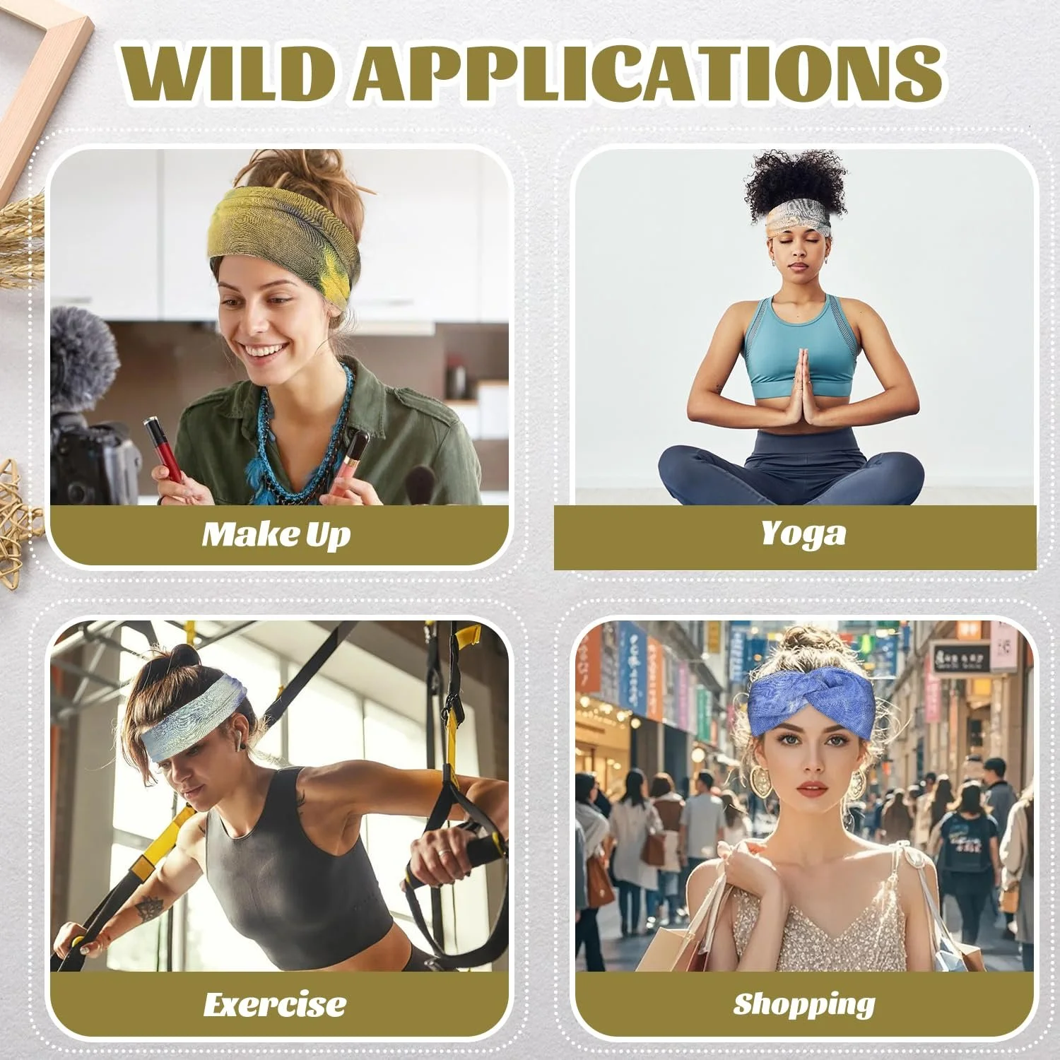 Повязка на голову Широкая, фото №7