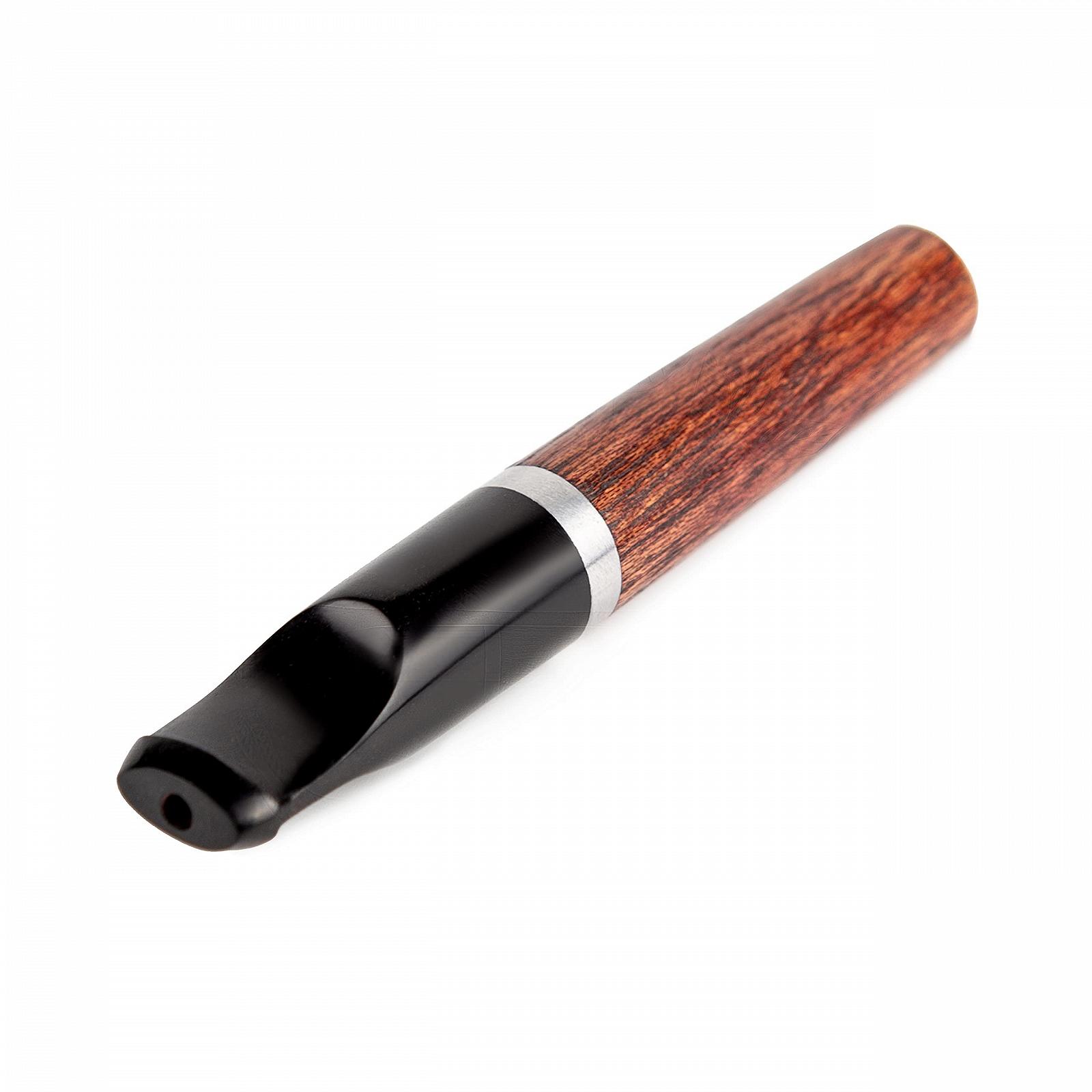 Мундштук Dr. Watson 5.5 мм короткий деревянный акриловый коричневый, фото №3