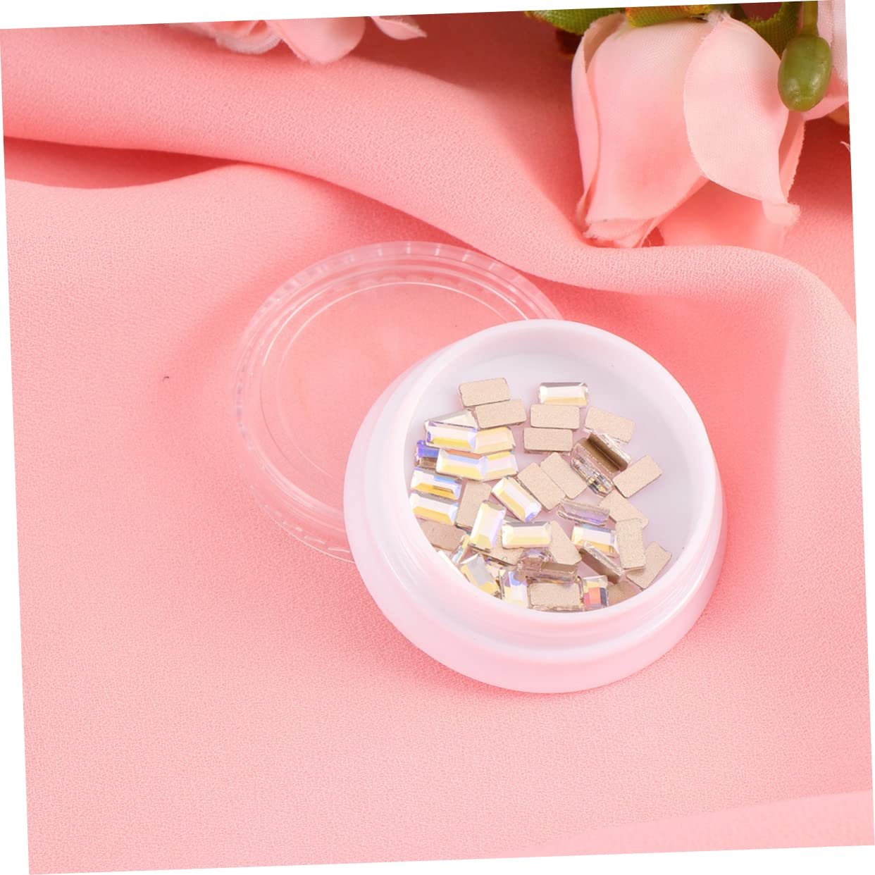 Стрази для нігтів WOONEKY Прямокутні прикраси для манікюру, фото №8