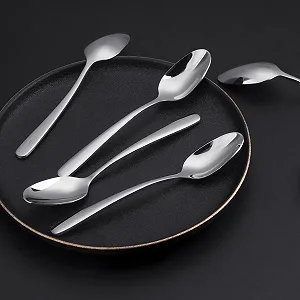 Ложка чайная из нержавеющей стали Набор из 6 штук (18/10 Нержавеющая сталь) synthetic.ua - Фото 1