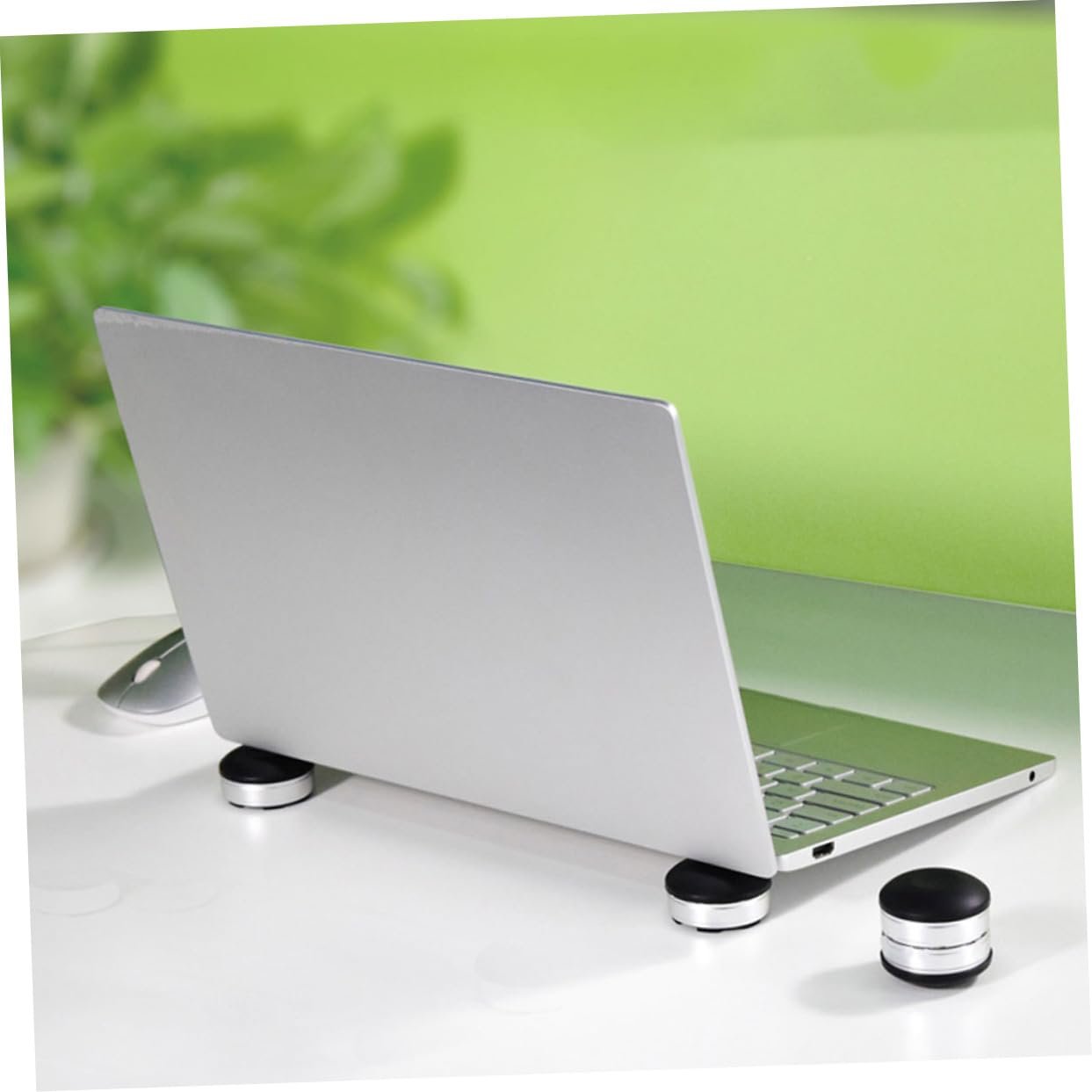 Підставка для ноутбука регульована по висоті, нековзна для ергономічної роботи портативна, стабільна для ноутбуків (2 шт), фото №5