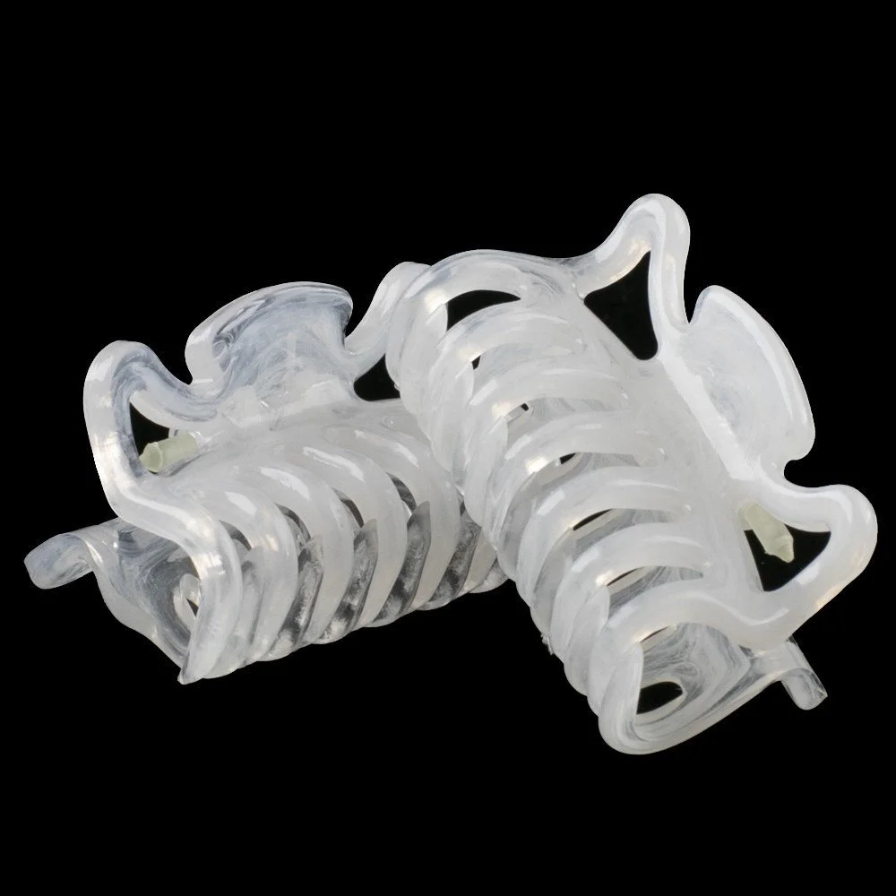 Мини-заколка для волос WeLoveBeads 3,5 см, белая (2 шт.), фото №1