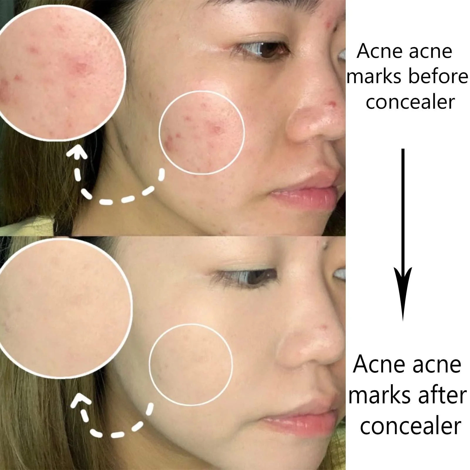 Палетка консилеров 4 цвета с кистью для консилера Палитра для цветокоррекции Полное покрытие для контура лица Стойкий Безупречный Скрывает темные круги, фото №4 Палетка консилеров 4 цвета с кистью для консилера Палитра для цветокоррекции Полное покрытие для контура лица Стойкий Безупречный Скрывает темные круги, фото №4