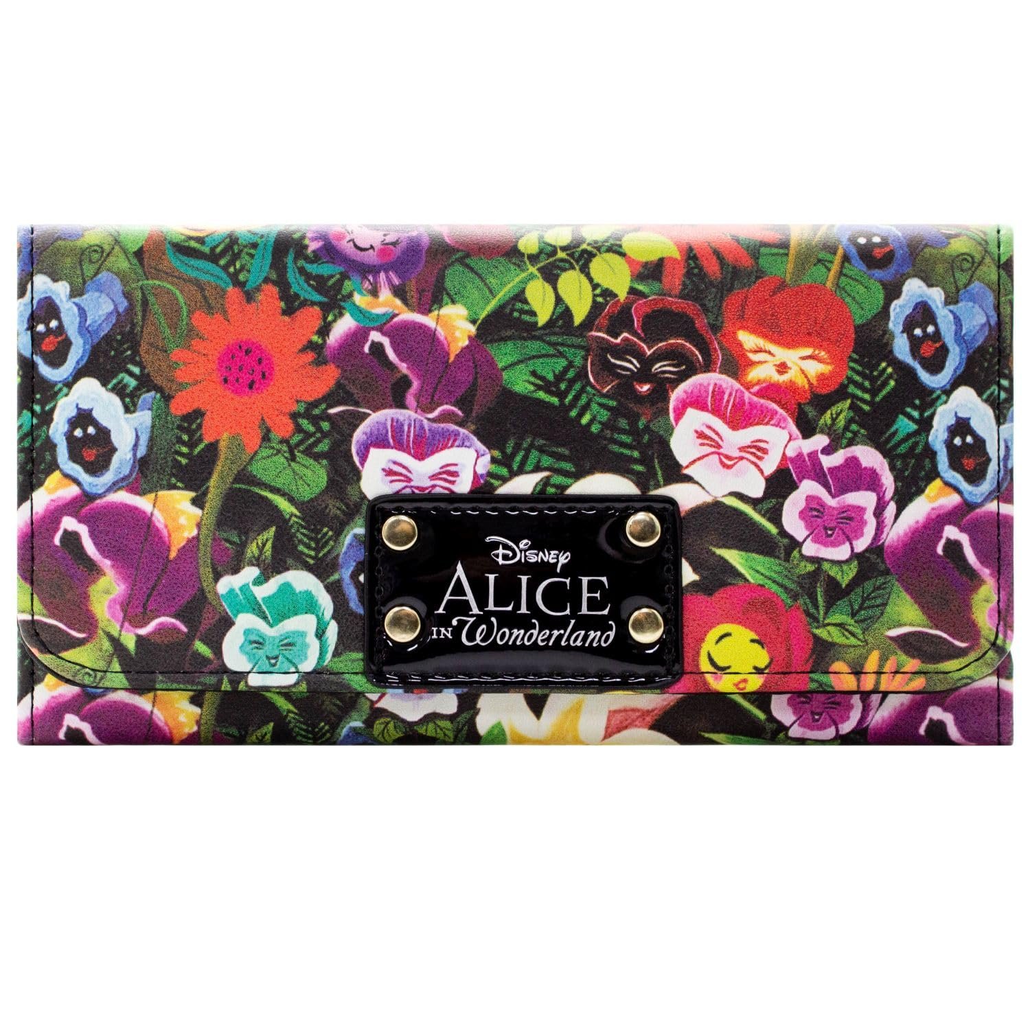 Кошелек Трифолд Disney Alice In Wonderland Flower Зеленый, Зеленый, фото №2