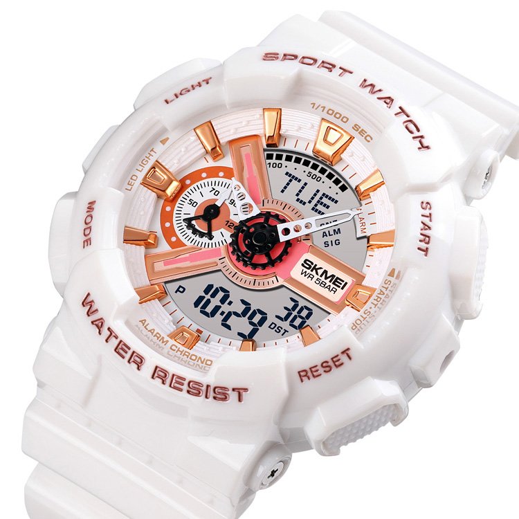 Годинник Skmei 1834WT White-Gold, фото №2