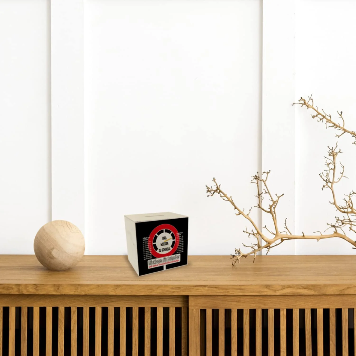 Скарбничка Штраф за швидку їзду дерев'яна Дорожній знак, фото №2