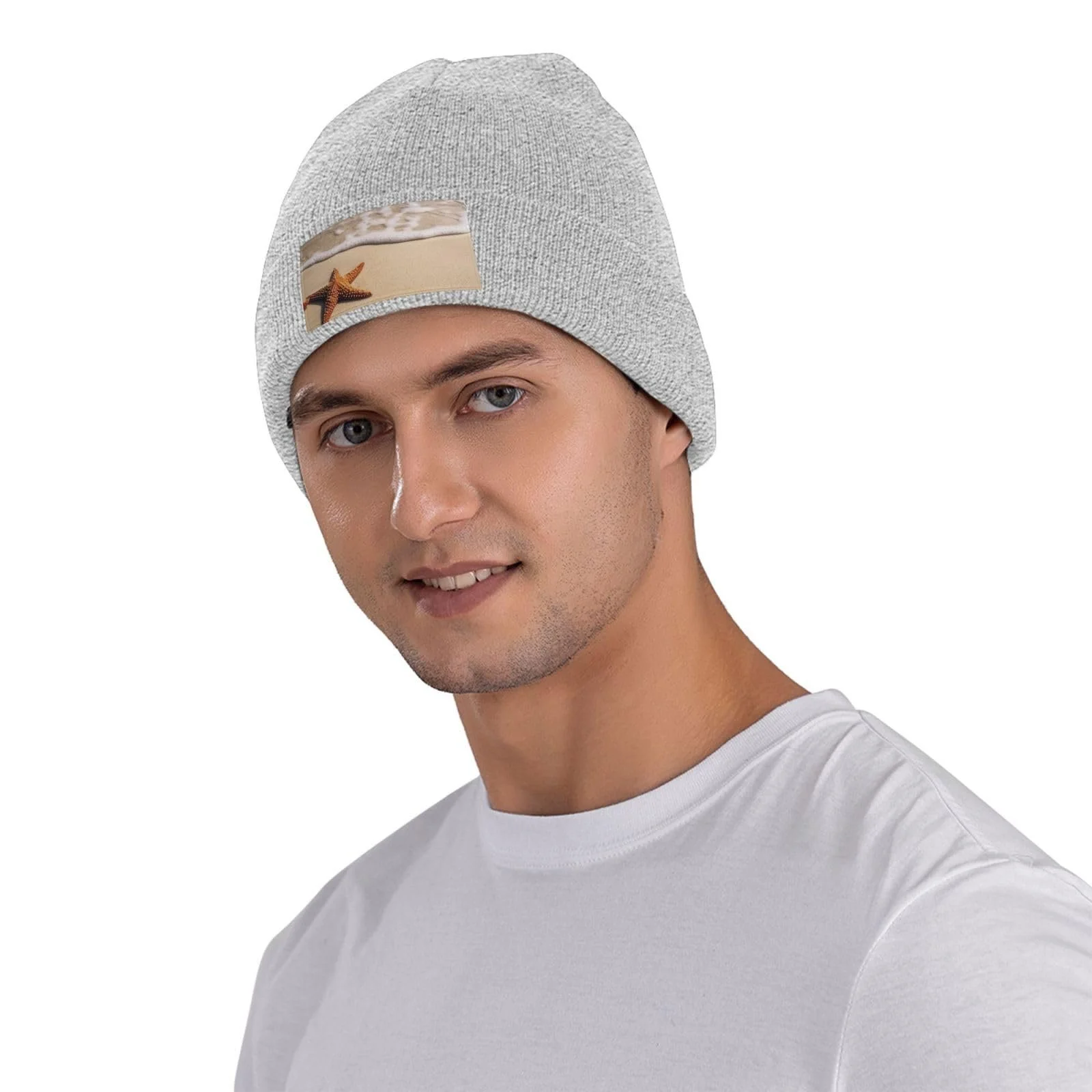 Шапка-біні Tropical Beach Starfish для чоловіків та жінок, зимова тепла в’язана, фото №5