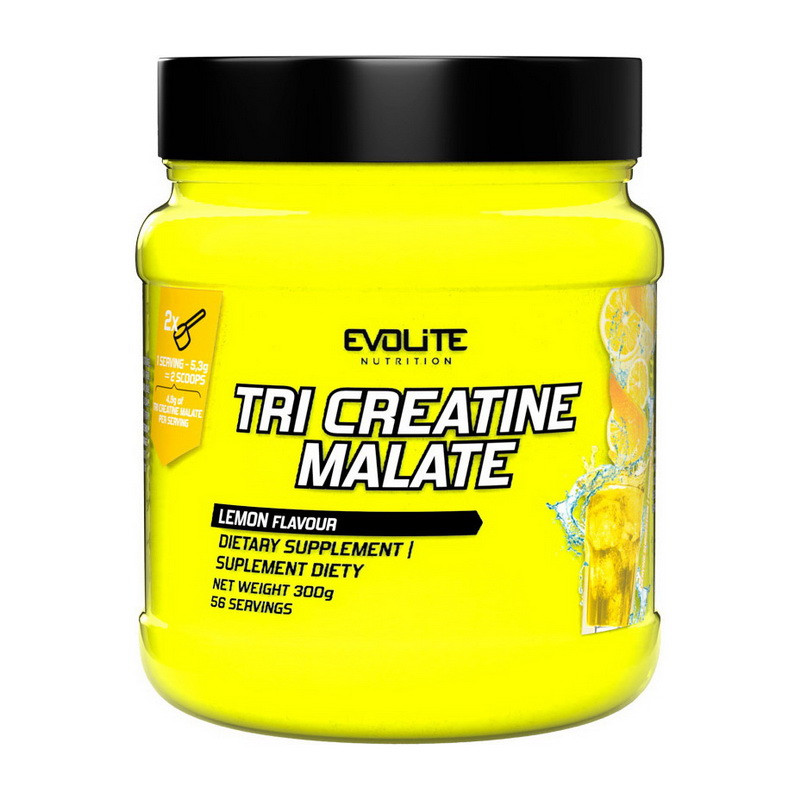 Tri Creatine Malate 300 g lemon, фото №1