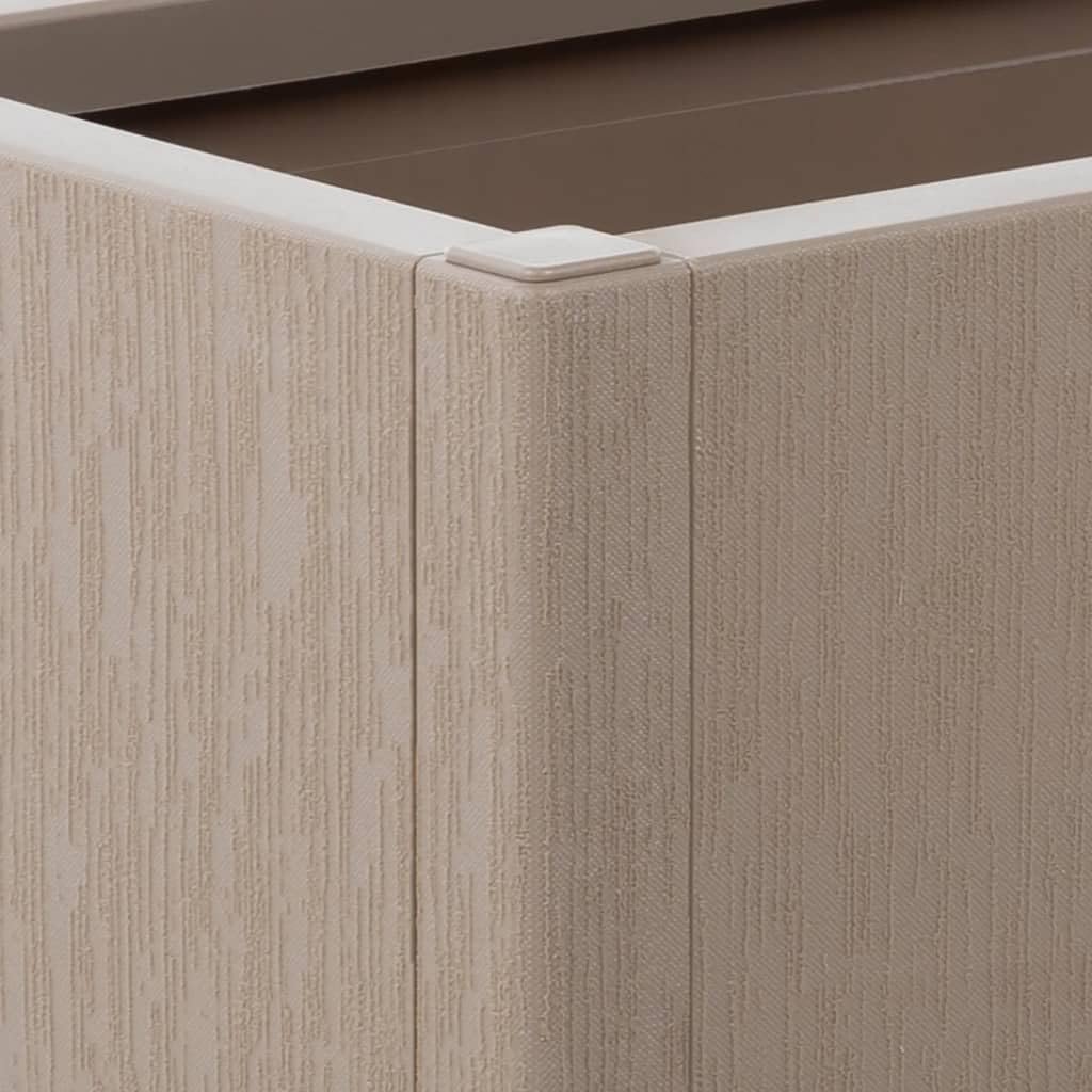 Горщик для рослин з решіткою vidaXL кашпо з решіткою для квітів, поліпропілен, світло-коричневий, фото №5 Горщик для рослин з решіткою vidaXL кашпо з решіткою для квітів, поліпропілен, світло-коричневий, фото №5