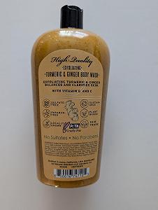 Відлущувальний гель для душу All Natural Apothecary з куркумою, імбиром, вітамінами E та C 320 мл synthetic.ua - Фото 1