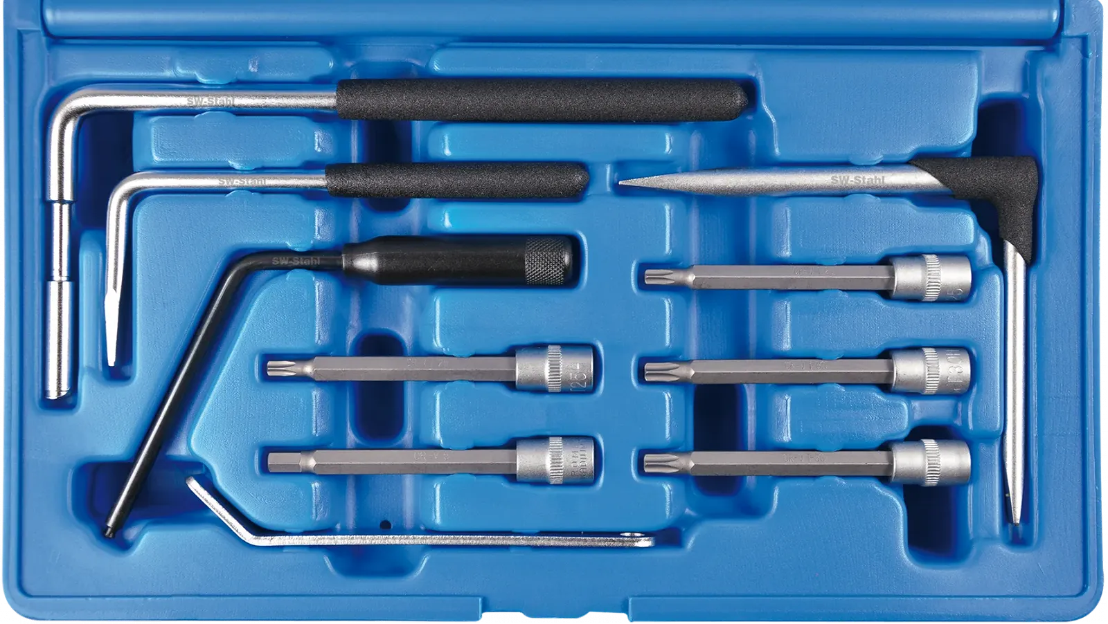Набір інструментів для подушок безпеки SW-STAHL 04403L 10 предметів, фото №1