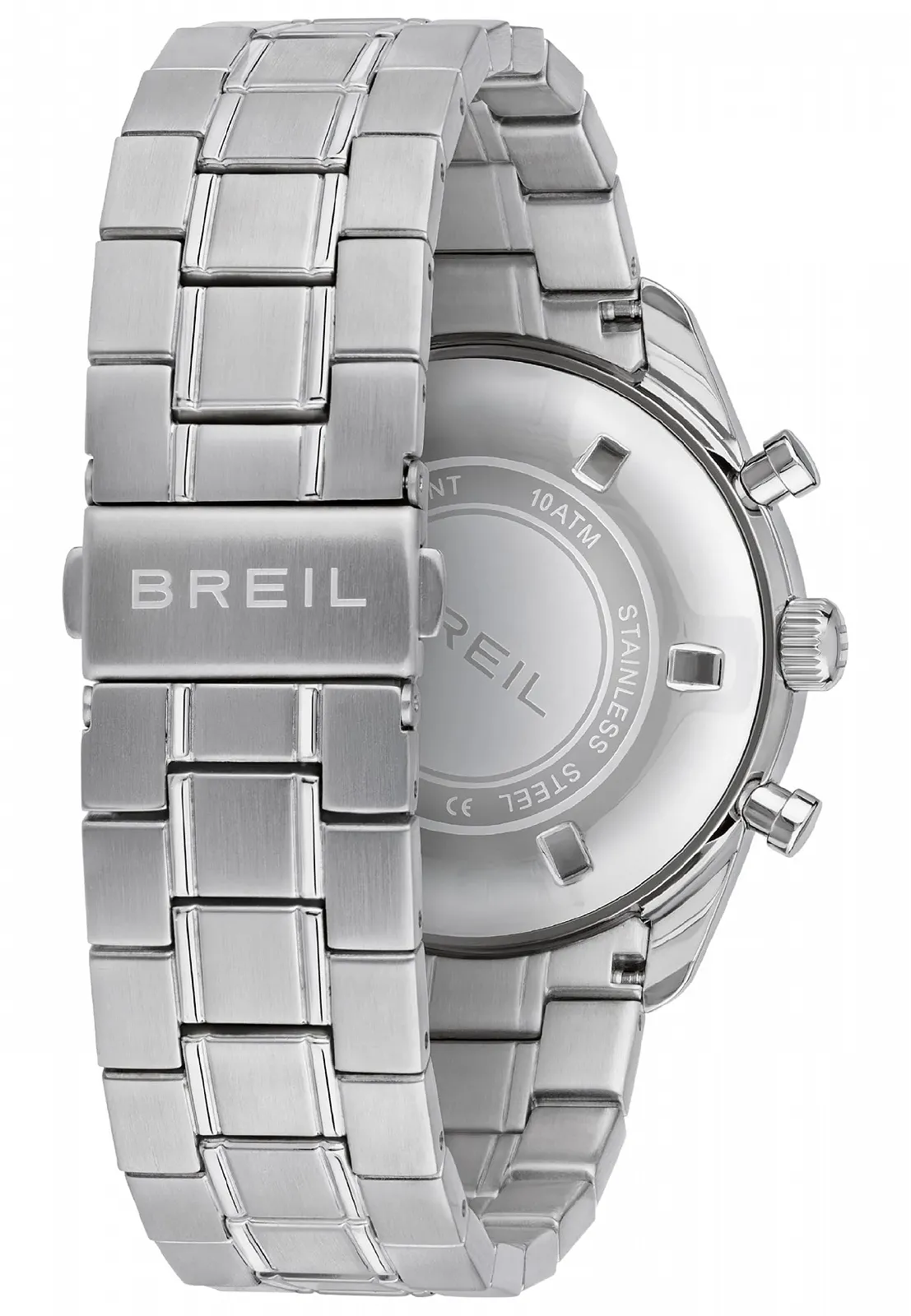 Годинник Breil Release Хроно Кварц Чорний Циферблат Срібний Браслет Сталь TW1897, фото №3 Годинник Breil Release Хроно Кварц Чорний Циферблат Срібний Браслет Сталь TW1897, фото №3