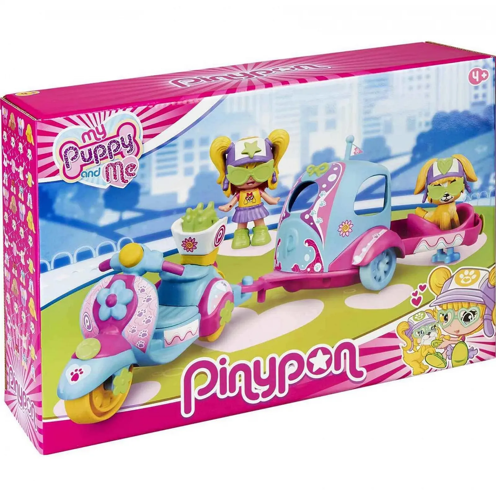 Pinypon Famosa 700016247 Мотоцикл Причеп та Фігурки, фото №6